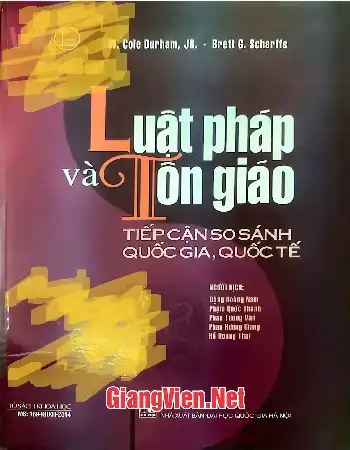 Ảnh bìa của Luật pháp và tôn giáo tiếp cận so sánh quốc gia, quốc tế