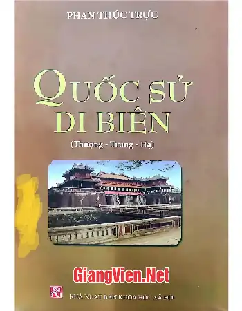 Ảnh bìa của Quốc sử di biên Thượng - Trung - Hạ