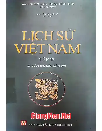 Ảnh bìa của Lịch sử Việt Nam tập 13 từ năm 1965 đến năm 1975