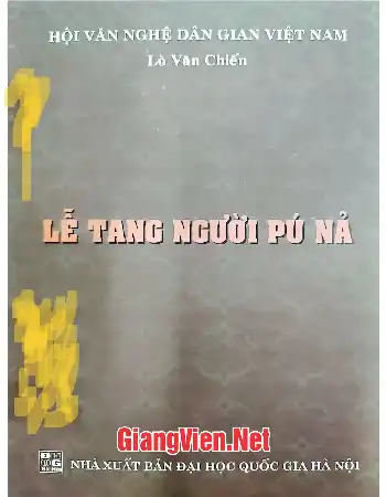 Ảnh bìa của Lễ tang người Pú Nả thuộc nhóm dân tộc Giáy