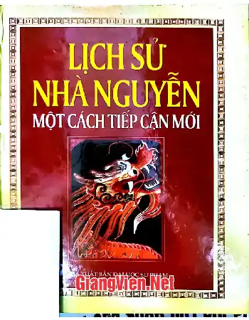 Ảnh bìa của Lịch sử nhà Nguyễn cách tiếp cận mới