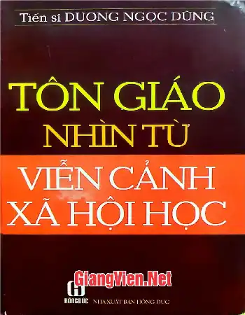 Ảnh bìa của Tôn giáo nhìn từ viễn cảnh xã hội học
