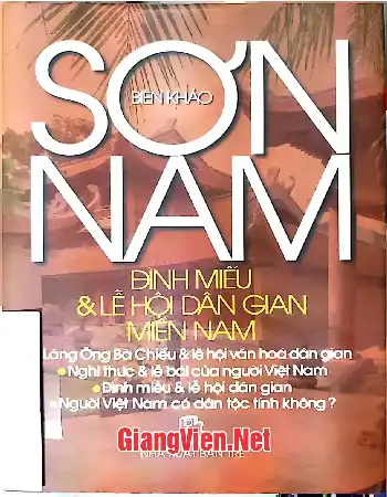 Ảnh bìa của Đình miếu và lễ hội dân gian miền Nam