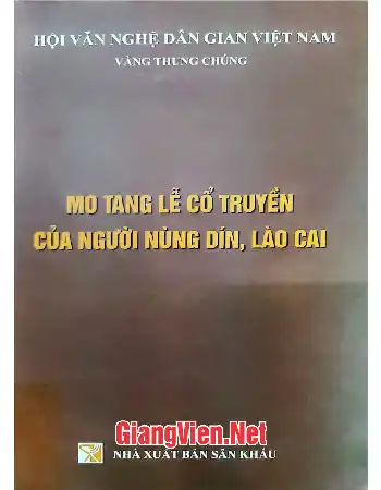 Ảnh bìa của Mo tang lễ cổ truyền của người Nùng Dín, Lào Cai