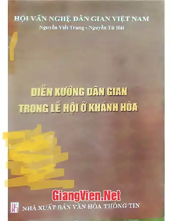 Ảnh bìa của Diễn xướng dân gian trong lễ hội ở Khánh Hòa