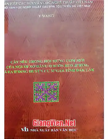 Ảnh bìa của Cây nêu trong hội mừng cơm mới của người Xơ đăng ở buôn Kin HRing xã Ea HDing huyện Cư Gar tỉnh Đắc Lắc
