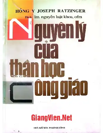Ảnh bìa của Nguyên lý của thần học Công giáo