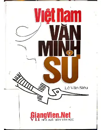 Ảnh bìa của Việt Nam văn minh sử
