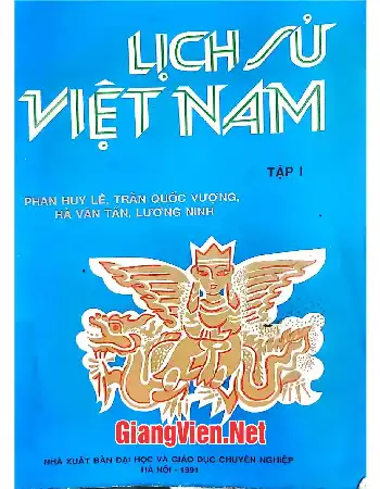 Ảnh bìa của Lịch sử Việt Nam, tập I Thời nguyên thuỷ đến thế kỷ X