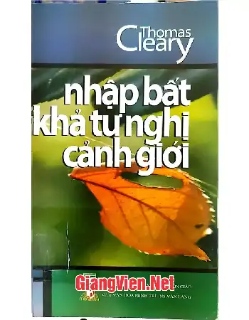Ảnh bìa của Nhập bất khả tư nghĩ cảnh giới