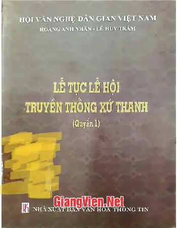 Ảnh bìa của Lễ tục lễ hội truyền thống xứ Thanh Quyển 1