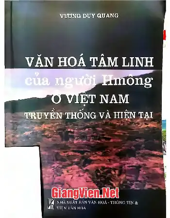 Ảnh bìa của Văn hóa tâm linh của người Hmông ở Việt Nam truyền thống và hiện đại