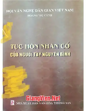Ảnh bìa của Tục hôn nhân cổ của người Tày Nguyên Bình
