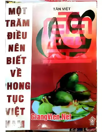 Ảnh bìa của Một trăm điều nên biết về phong tục Việt Nam