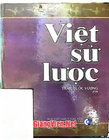 Ảnh bìa của Việt sử lược
