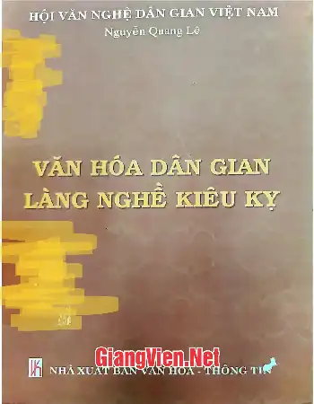 Ảnh bìa của Văn hóa dân gian làng nghề kiêu kỵ