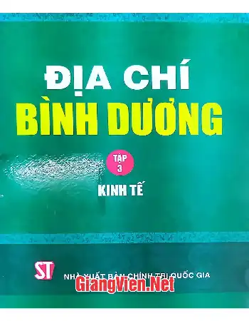 Ảnh bìa của Địa chí Bình Dương Tập 3: Kinh tế