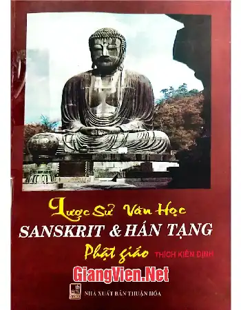 Ảnh bìa của Lược sử văn học Sanskrit và Hán Tạng Phật giáo