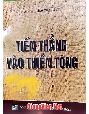 Ảnh bìa của Tiến thẳng vào thiền tông