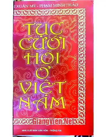 Ảnh bìa của Tục cưới hỏi ở Việt Nam