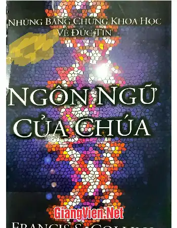 Ảnh bìa của Ngôn ngữ của Chúa những bằng chứng khoa học về đức tin