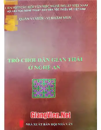 Ảnh bìa của Trò chơi dân gian Thái ở Nghệ An