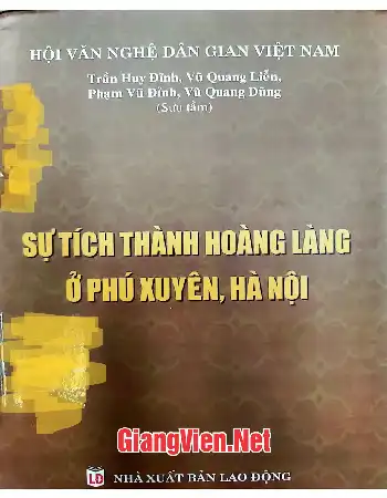 Ảnh bìa của Sự tích thành hoàng làng ở Phú Xuyên, Hà Nội