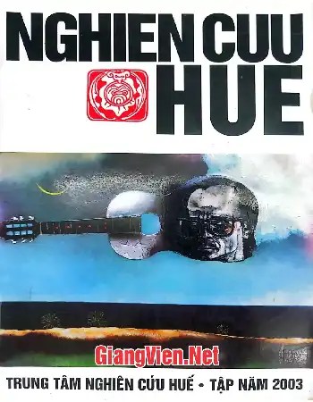 Ảnh bìa của Nghiên cứu Huế năm 2003