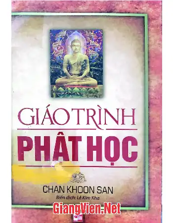 Ảnh bìa của Giáo trình Phật học