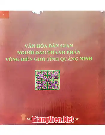 Ảnh bìa của Văn hóa dân gian người Dao Thanh Phán vùng biên giới tỉnh Quảng Ninh