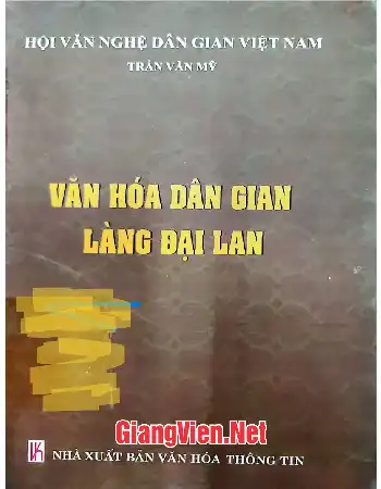 Ảnh bìa của Văn hóa dân gian làng Đại Lan