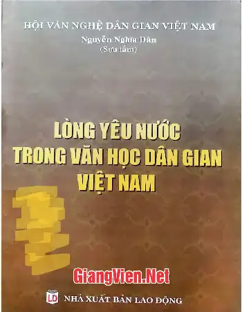 Ảnh bìa của Lòng yêu nước trong văn học dân gian Việt Nam