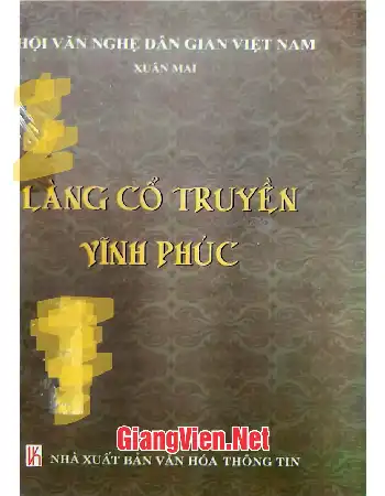 Ảnh bìa của Làng cổ truyền Vĩnh Phúc