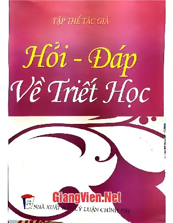 Ảnh bìa của Hỏi đáp về triết học