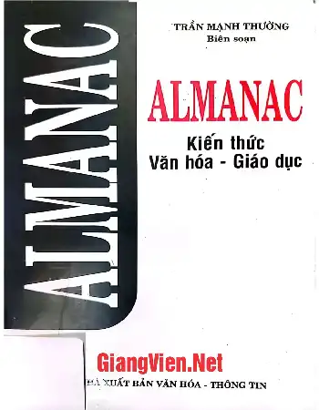 Ảnh bìa của Almanac kiến thức văn hóa -giáo dục