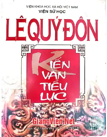 Ảnh bìa của Kiến văn tiểu lục