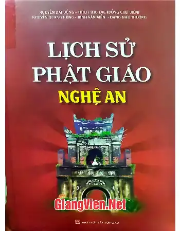 Ảnh bìa của Lịch sử Phật giáo Nghệ An