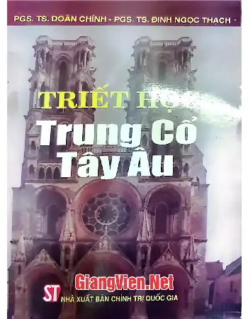 Ảnh bìa của Triết học Trung cổ Tây Âu