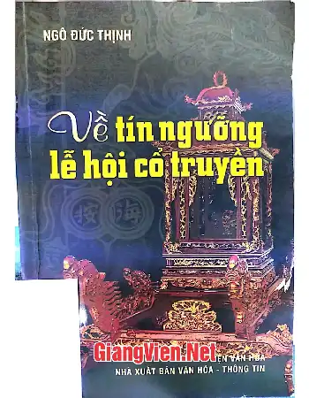 Ảnh bìa của Về tín ngưỡng lễ hội cổ truyền