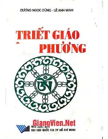 Ảnh bìa của Triết giáo Phương Đông