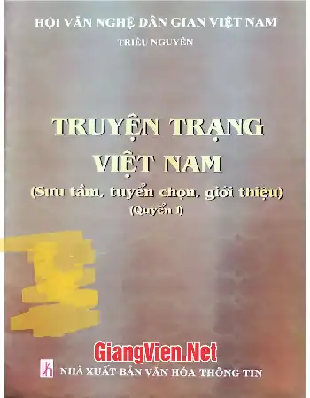 Ảnh bìa của Truyện Trạng Việt Nam Sưu tầm, tuyển chọn, giới thiệu Quyển I