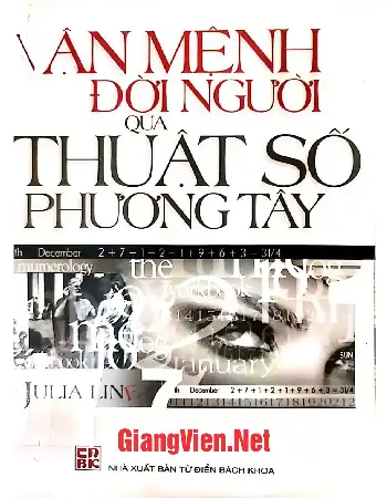 Ảnh bìa của Vận mệnh đời người qua thuật số phương Tây