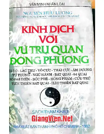 Ảnh bìa của Kinh dịch với vũ trụ quan Đông Phương