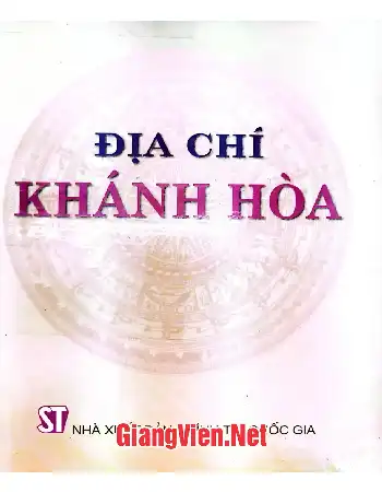 Ảnh bìa của Địa chí Khánh Hòa