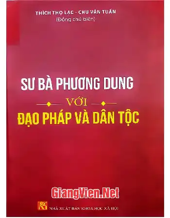Ảnh bìa của Sư bà Phương Dung với Đạo pháp và Dân tộc