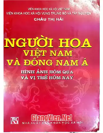 Ảnh bìa của Người Hoa Việt Nam và Đông Nam á. Hình ảnh hôm qua và vị thế hôm nay