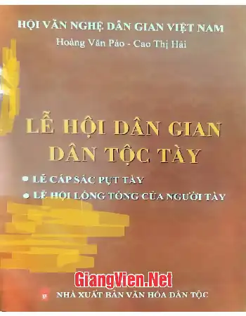 Ảnh bìa của Lễ hội dân gian dân tộc Tày