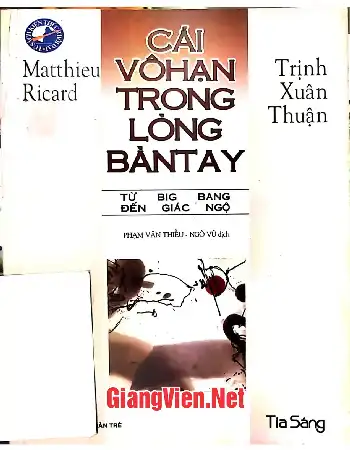 Ảnh bìa của Cái vô hạn trong lòng bàn tay, Từ Big Bang đến giác ngộ