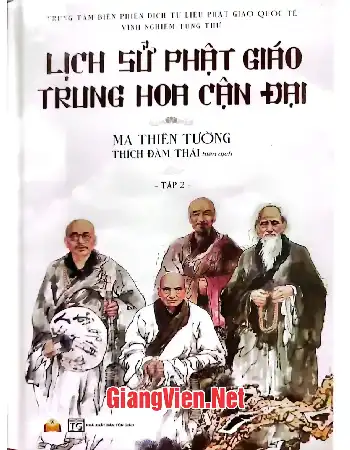 Ảnh bìa của Lịch sử Phật giáo Trung Hoa cận đại, tập 1