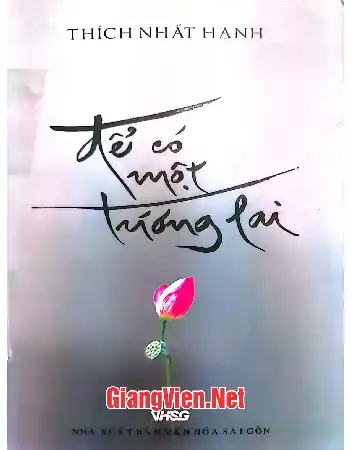 Ảnh bìa của Để có một tương lai